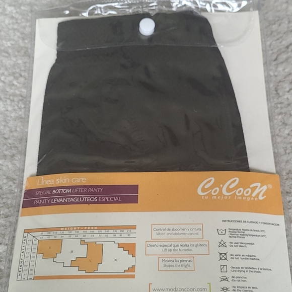 Black Co'Coon Bottom Lifter Panty - Picture 2 of 3